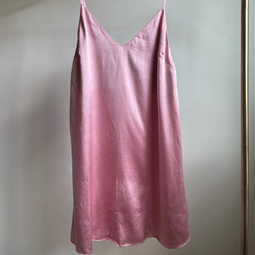 Reformation Silky Pink Dress